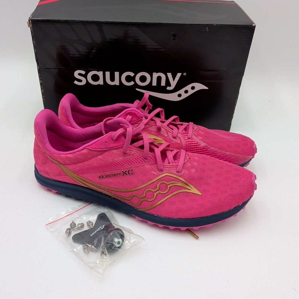 SAUCONY KILKENNY‎ XC 9 Men's Size 11.5 NEW Cross Country Running Shoes Rose Pink